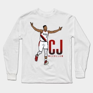 CJ McCollum - NBA Portland Trailblazers Long Sleeve T-Shirt